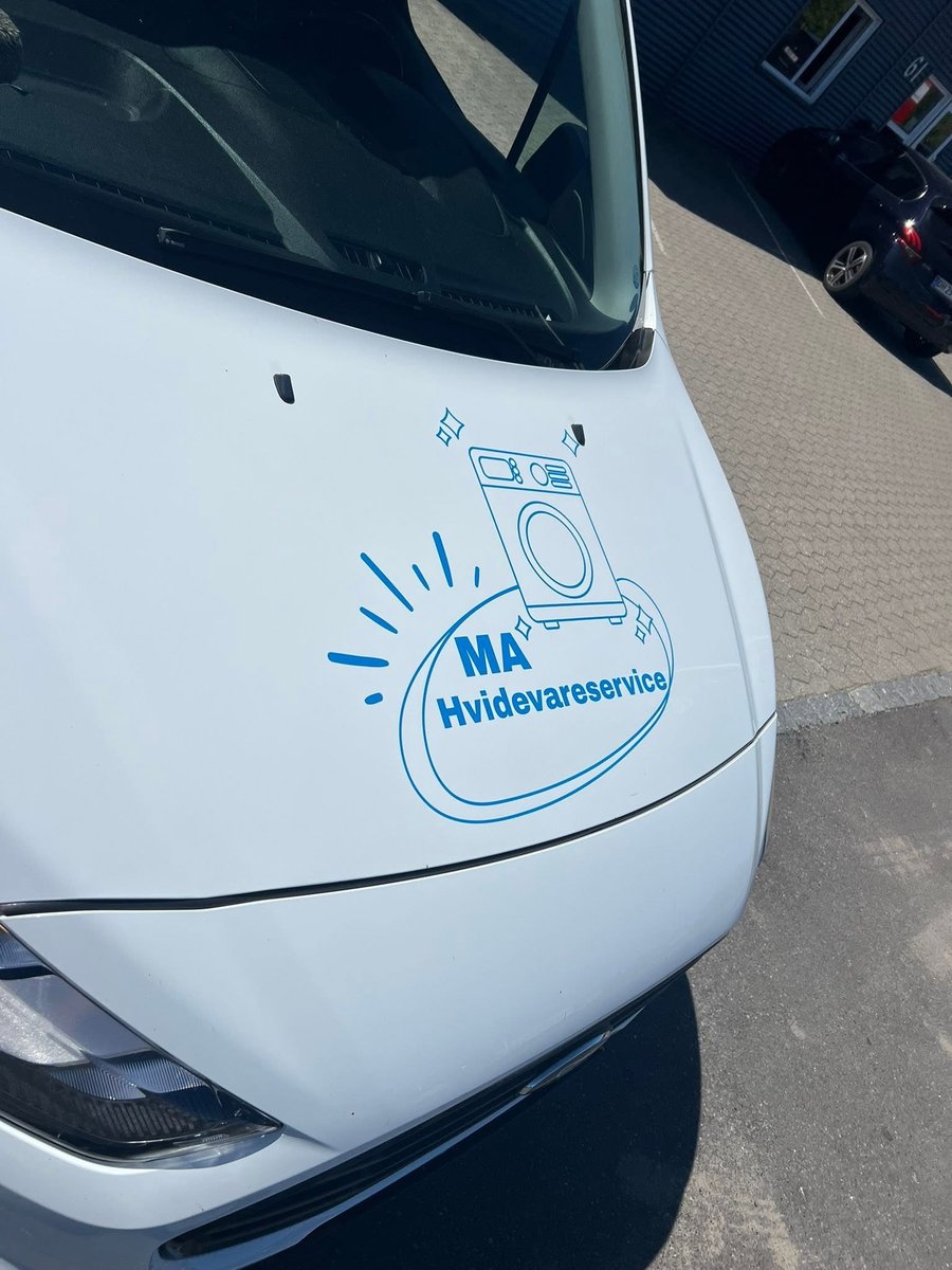 MA Hvidevareservice firmabil og servicevogn